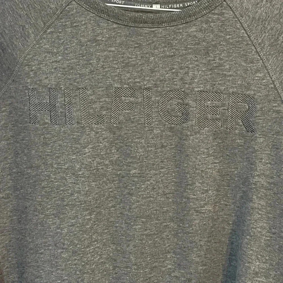 Tommy Hilfiger size S monochrome embroidered sweatshirt EUC - Picture 11 of 12